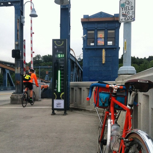 therubbishbin: New house, new commute, new bridge, new bike counter, new Freds, new bike lanes, new 