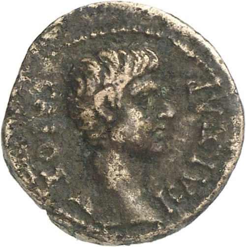 Roman princes: Gaius Caesar (20 BCE - 4 CE)The coin was issued  in  5 BCE, a year when Gaius was dec