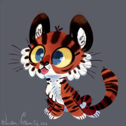 jazzedraws:  Ditzy Tiger cub. Possible another