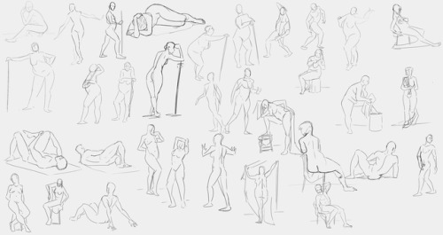 thetwistedgrim - Life drawing sessions compilation.