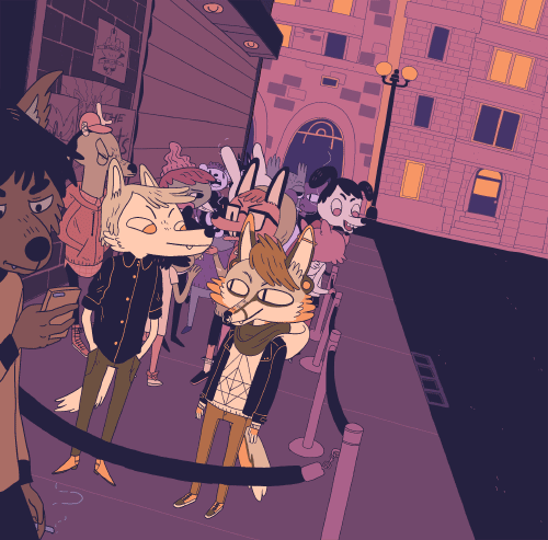 repoghost:  Really large gif piece I did for two very sweet and patient guys. This