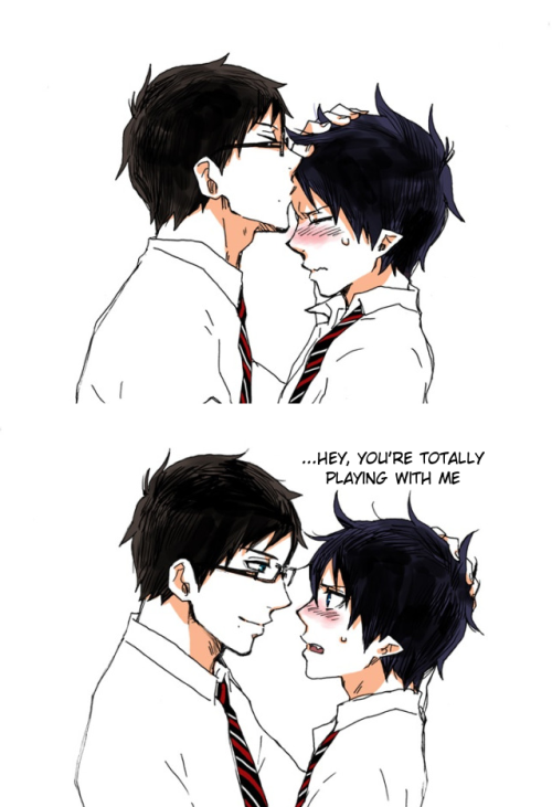 thatshamelessyaoishipper:  Saw this comic untranslated on Tumblr before and set a goal for myself. So, here it is, Okumuracest, in all its wincest glory~ All credit for the art goes to はんぺん. 