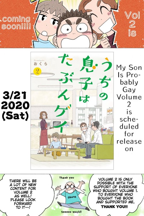 aavamaa:aavamaa:guys have you read this manga(sorry for bad quality) if not what are you even doingits called “My Son is Probably Gay” (alternative titles include Uchi no Musuko wa Tabun Gei, うちの息子はたぶんゲイ)it’s abt