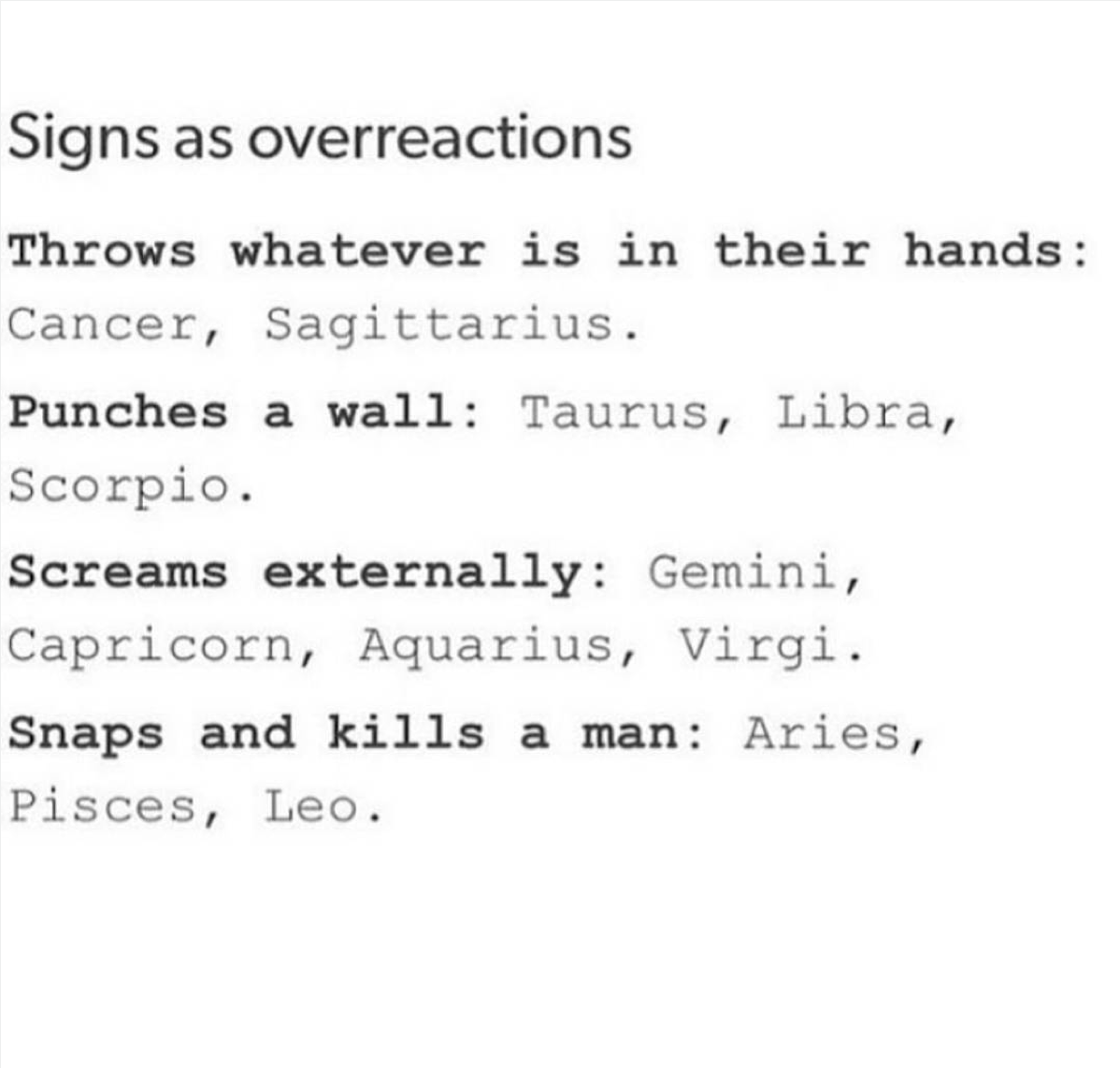 thezodiacvibes:  Read more about your Zodiac Sign here!  What the fuck