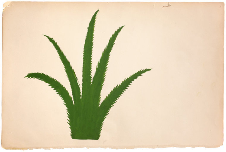 vjeranski:Margaret KilgallenUntitled, c. 2000Acrylic on paper7 x 10.5 inches