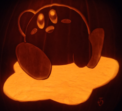 retrogamingblog:  Warp Star Kirby Jack-O-Lantern