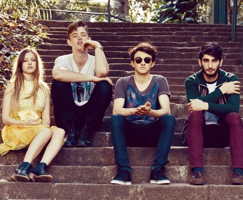 smohkist:  temptative:  southern-suns:  an-tlers:  floralteens:  that girl is stunning.  This is the band ‘San Cisco’ from Perth! They’re one of my favourites and so so talented!  Love them and scarlet is so hot fuck  i will kill to watch them perform