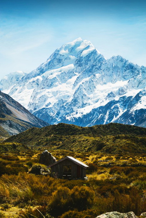 Mount Cook / New Zealand (by Hugo Peckham).