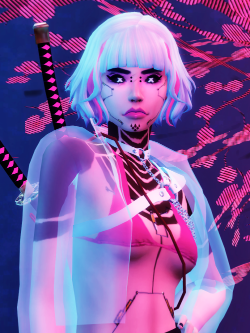 girlcreator-sims:σ Ⓣ ⓜε ℓᗝ Ｙ Ữc丨∂ ᗪｒⓔάϻ loading… cyberpunk lookbook 2x22THE STREET SAMURAI AND THE