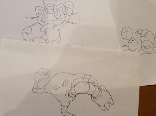 therandominmyhead:Mr. Sugimori often tweets old sketches and concept art. See captions for details!