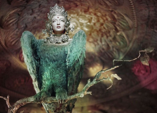 transylmania:The mystical bird Sirin in the film “Sadko”, 1952.