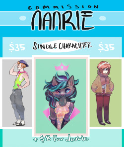 nanrie:email nancommissions@gmail.com for slots and questions! Rules below!                                                        ———Hey guys! I’m opening commissions while I’m studying abroad and don’t have a