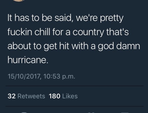 astrollusion:The best of Irish Twitter in anticipation of this bitch Ophelia, also bonus: my univers