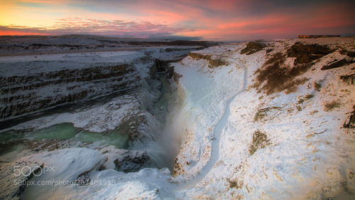 Morning at the Gulfoss by wimdenijs