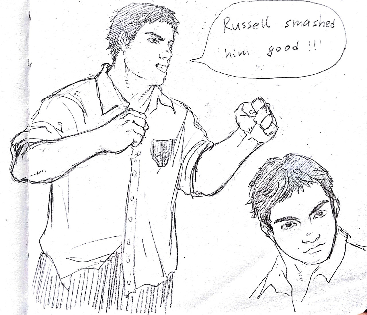 tamamshud:      超喜欢russell，太蠢萌了哈哈哈哈哈 