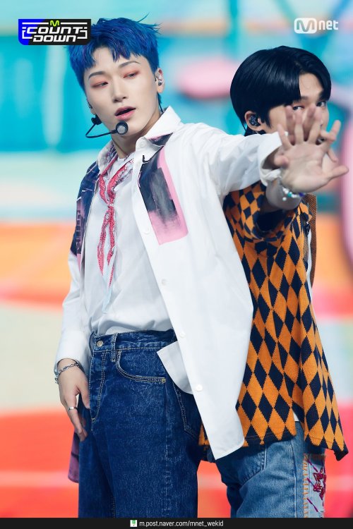 [211007] ATEEZ’s San, Wooyoung @ Mnet M! CountdownCredit: Mnet엠넷 | Official Stage | Official M