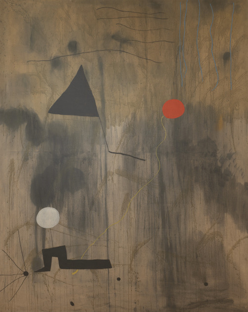 magictransistor:

Joan Miró. The Birth of the World. 1925. 