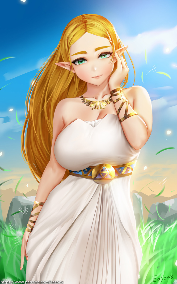 easonxxxxxx: The Legend of Zelda: Breath of the Wild Zelda fanart Zelda  White