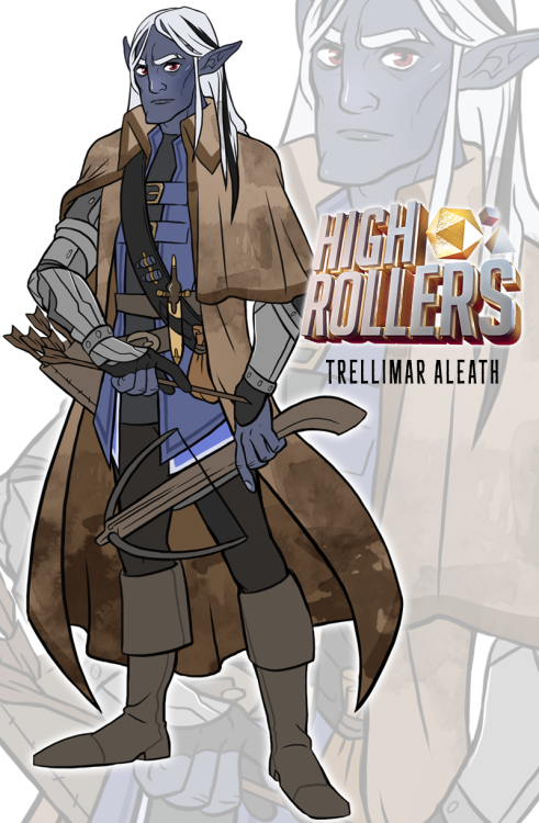  Elora Galanodel @LittleNommer &  Trellimar Aleath @batmanmarch Highrollers Character Designs. &