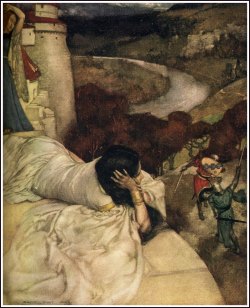 merry-miss-magpie:  Le Morte D'Arthur illustrations by William Russell Flint (1880 ~ 1969).