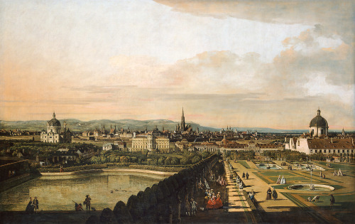 View of Vienna from the Belvedere, by Bernardo Bellotto, Kunsthistorisches Museum, Vienna.