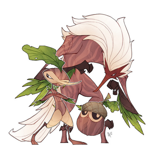 zestydoesthings: Hi, here are some cool nature boys for you. #Pokemon #Hoenn