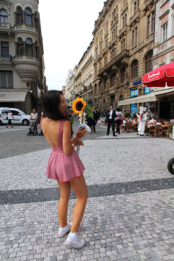 chloeswanderlustproject:  Me in Prague, 2011; my