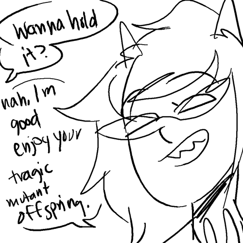 what if terezi got baby fever cause she likes the way they smell 