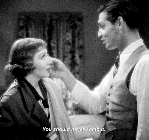 crudupbilly:CLAUDETTE COLBERT & CLARK GABLEIT HAPPENED ONE NIGHT (1934), dir. Frank Capra.