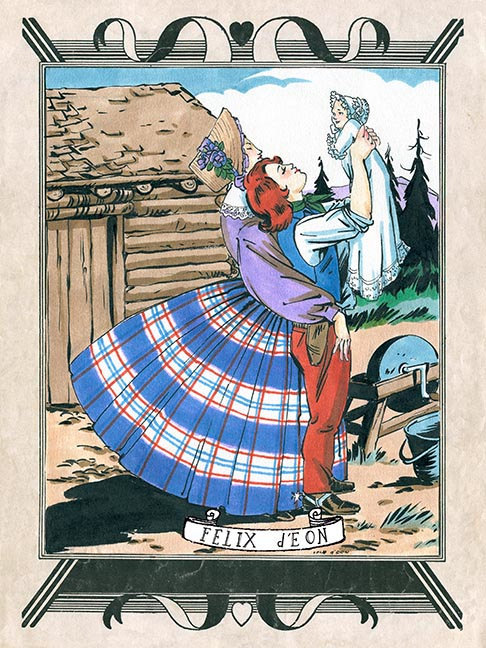 felixdeon: A collection of paintings on Lesbian themes by Felix d’Eon. They can