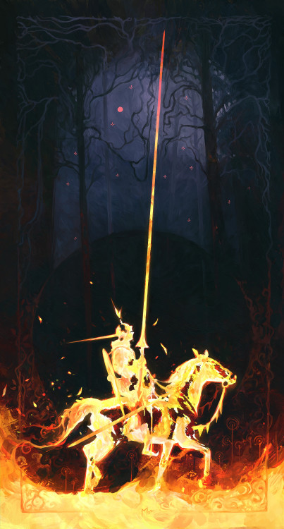 therealvagabird: Ghost Fire Knight - by Dominik Mayer