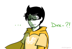 chibigaia-art:  headcanon time: Dirk dies