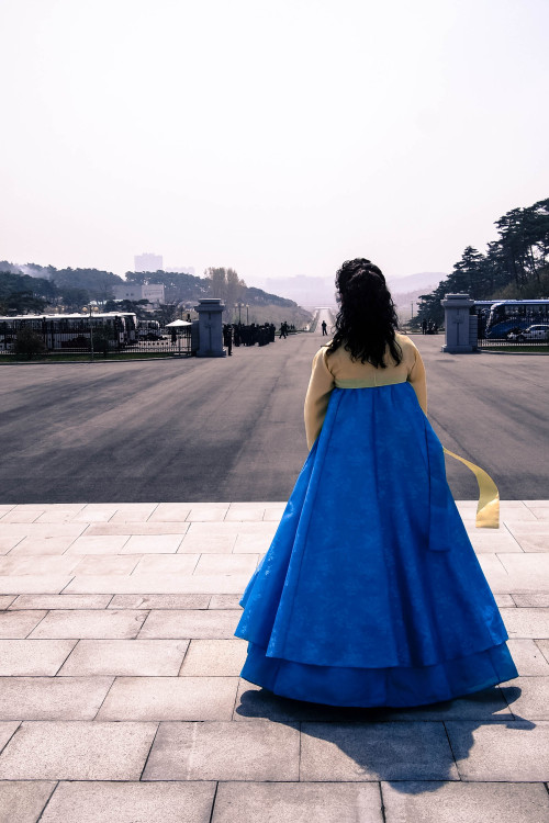 Korean traditional dress Pyongyang, DPRK 2013