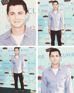 L3Rmans:   Logan Lerman At Teen Choice Awards 2013; 