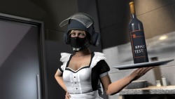 Goose-Gooseton-Sfm:  I Put Iq In A Maid Outfit.  As Of Now, Jonas’ Nose Is Excreting