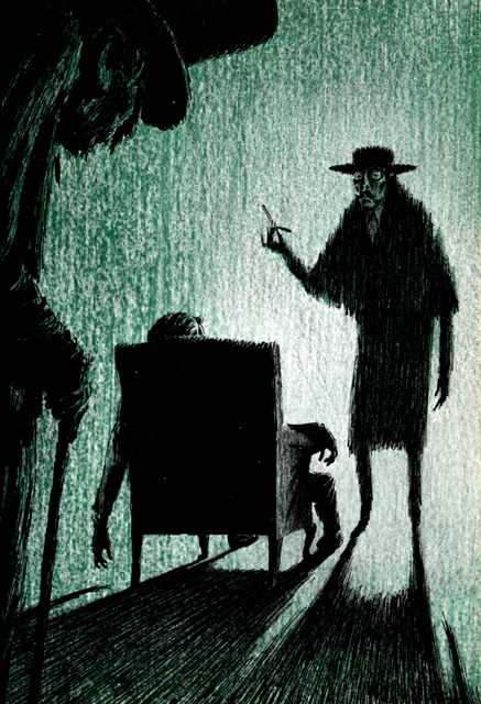 mysterytheater - Fred Banbery’s illustrations for Alfred...