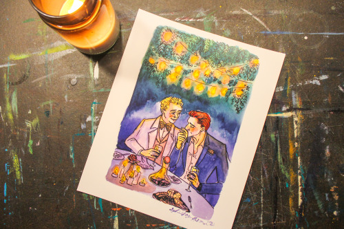 Good Omens prints now available! a variety of sizes and prices <3 Shares are so appreciated!www.e