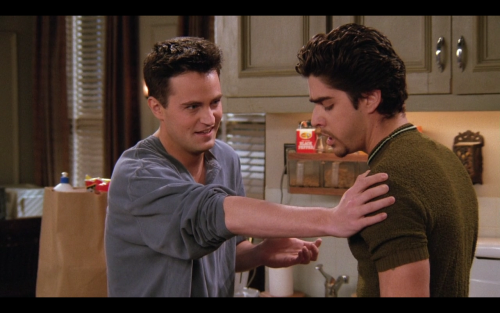 Was watching friends today and has anyone noticed chandler’s middle finger is shorter than his