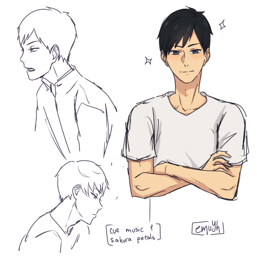 emuyh:shinmexii:emuyh-art:quite a few of my followers were interested in these 4 as third years afte