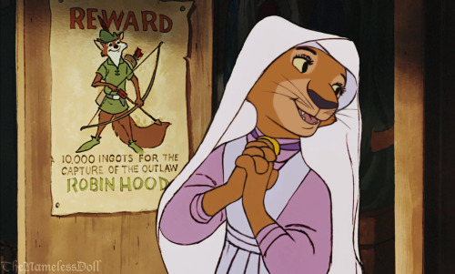 thenamelessdoll:I saw some really cute canary of Maid Marian as a lioness and I just had to do this 