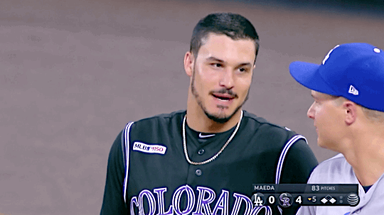 gfbaseball:Nolan Arenado hits a 2-run single against his nemesis Kenta Maeda - July