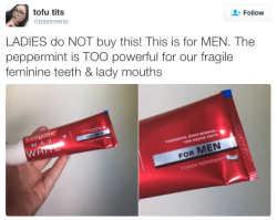 wisdomraider:  prokopetz:  micdotcom:  THIS TUMBLR POST IS FOR MEN ONLY. FEMALES ARE NOT ALLOWED TO USE THESE PRODUCTS OR EAT MAN SOUP.  I’m just disappointed the man-candles aren’t called “mandles”.  I’ve seen a few of these post and I admit,Some