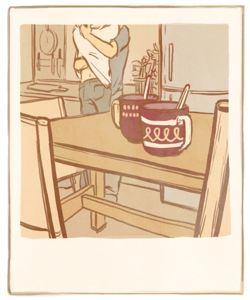 i-like-to-look-at-your-back:  Guess who ships BokuAka from here to the end of the world. Few days ago I read this Haikyuu!! coffeeshop AU fanfic - tea-stained polaroids by dalyeau and it was so sweet that I couldn’t help myself. It made my day bright