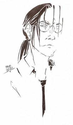 magpiegold:  Doodle #1: Prof. Hojo!Been replaying