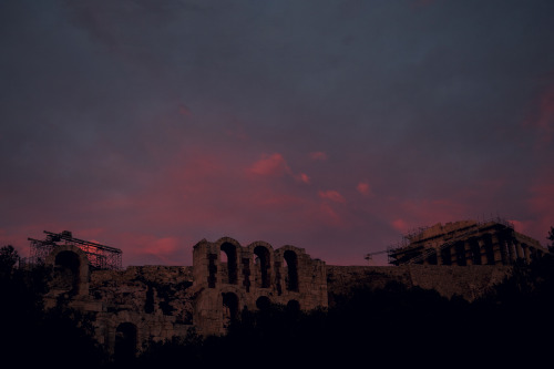 aenigmaepoche: 1)Acropolis 2)Sunset at Plaka 3)Thision Station Athens 2015Barbara Blue©