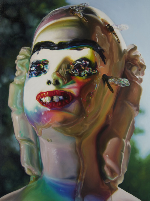 humanflower: Buckie Experiences God in Nature | Lauren Satlowski  oil on canvas30″x4