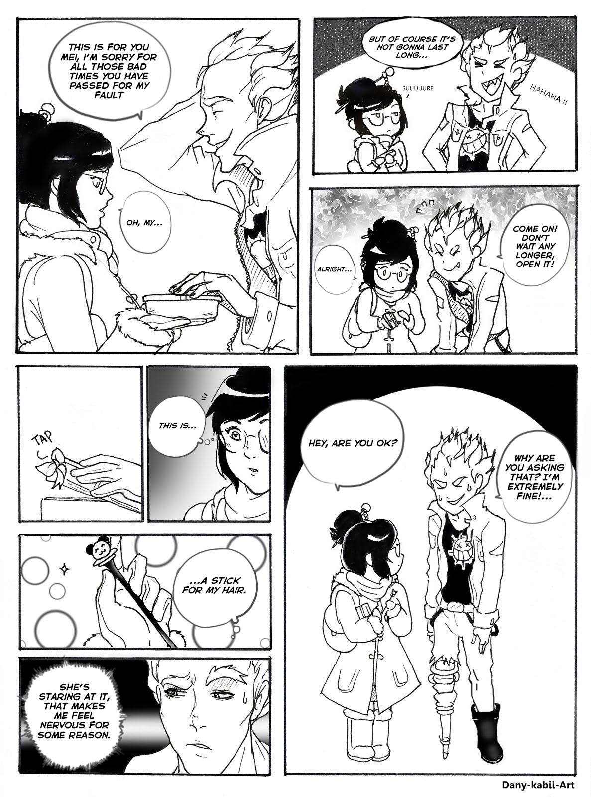 wolfkice:  dany-kabii-art:  To be continue…  The mini Christmas comic that I had