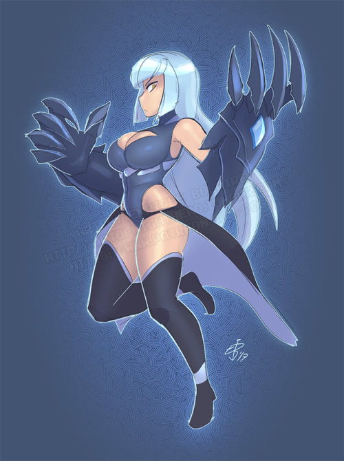 grimphantom2: artofnighthead:    Patreon Reward for Hech   Support me on Patreon!     Thicc monster girl  love the claws X3