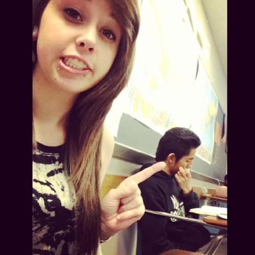I like being a creep in class 😁