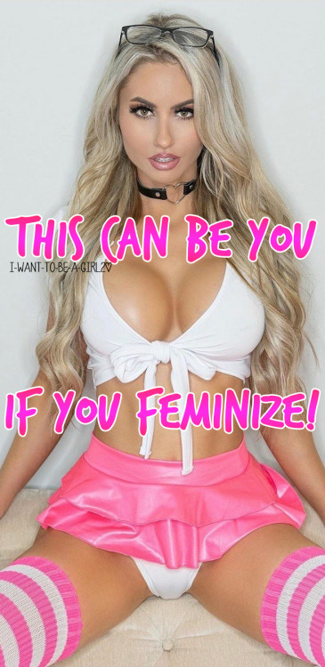 androgynousmugwombatprune:i-want-to-be-a-girl2: This can be you if you feminize! I hope that’s true!